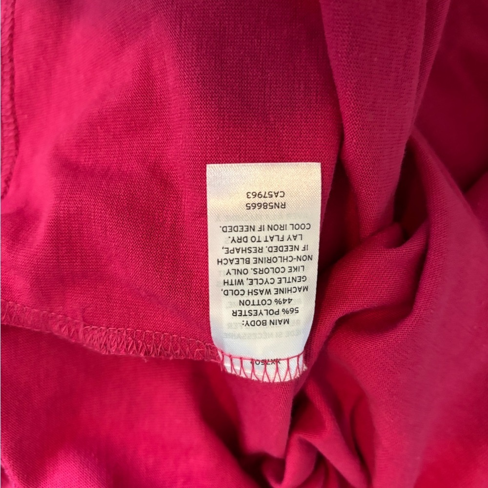 NWT Treasure & Bond Side Ruching Sleeveless Dress, Size 2X Color Pink - Picture 7 of 7